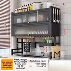2 Layer Over the Sink Rack | Dustproof Kitchen Dish Drying & Storage Cabinet