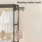 Multifunctional Freestanding Coat Rack & Garment Organizer with Shelves