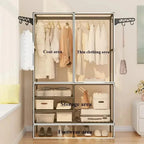 Multifunctional Freestanding Coat Rack & Garment Organizer with Shelves