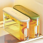 Juice Dispenser with Tap – Fridge Beverage Container for Water, Juice & Cold Drinks