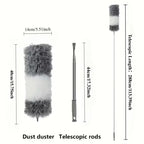 Foldable Cleaning Duster with Handle