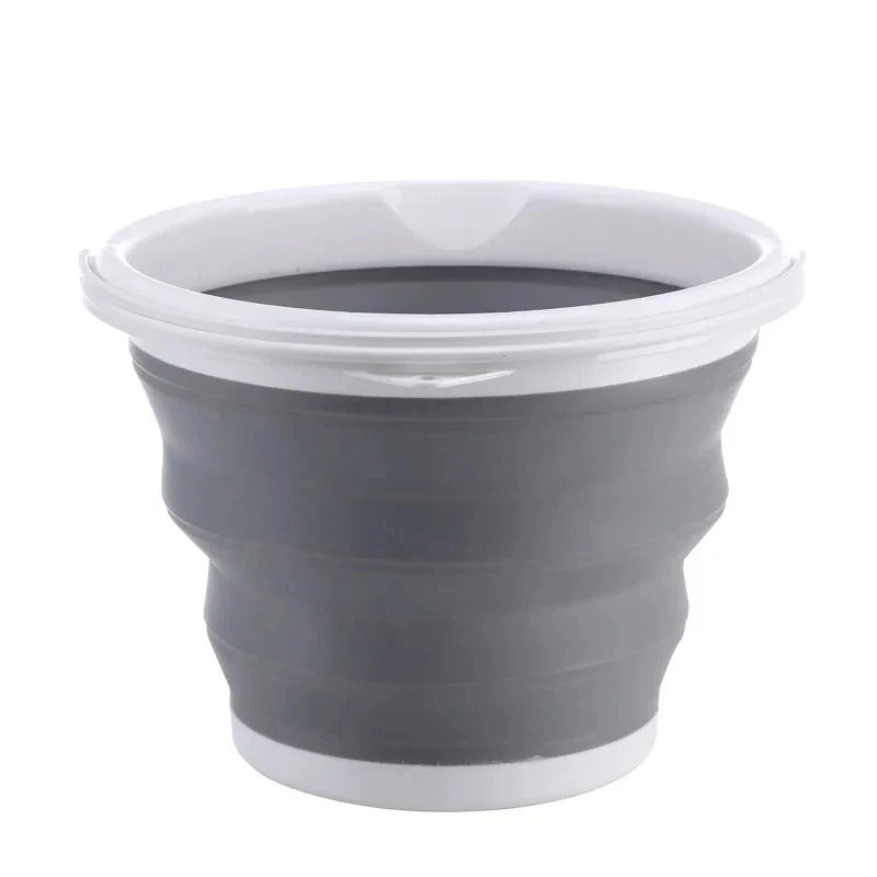 Silicone Folding Basket | Collapsible Multi-Purpose Bucket with Handle
