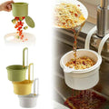 2 IN 1 Sink Drain Basket Faucet Hanging