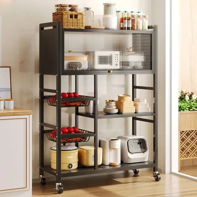 Multifunctional Dustproof Cabinet Storage Rack