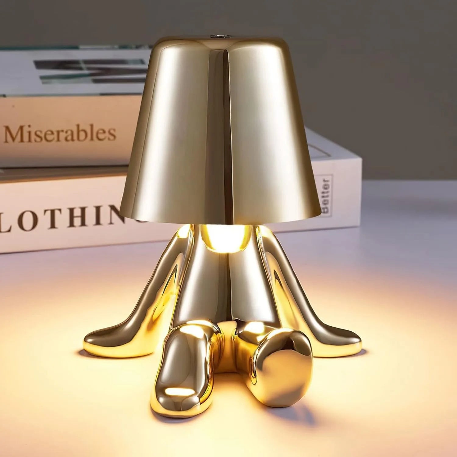 Lazy Men Character Lamp
