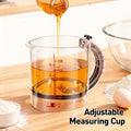 Acrylic 4-in-1 Measuring Cup – Adjustable Kitchen Measuring Cup 250ml