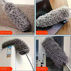 Foldable Cleaning Duster with Handle