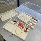 Acrylic Velvet Jewellery Box