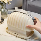 EleganceShell Ribbed Tissue Box Cover