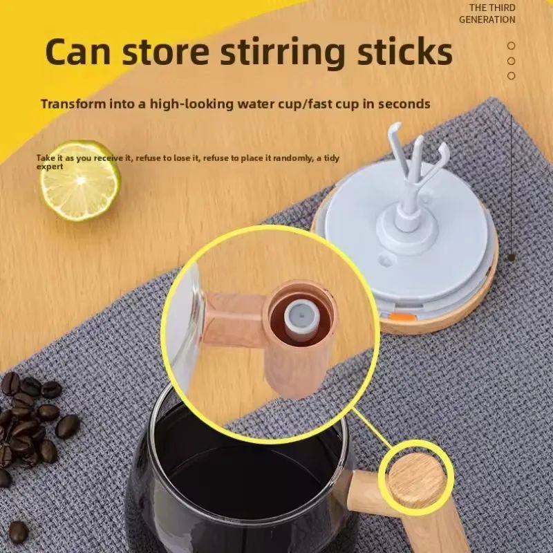 Electric Handheld Milk Frother & Drink Mixer | Rechargeable Coffee, Protein & Egg Beater