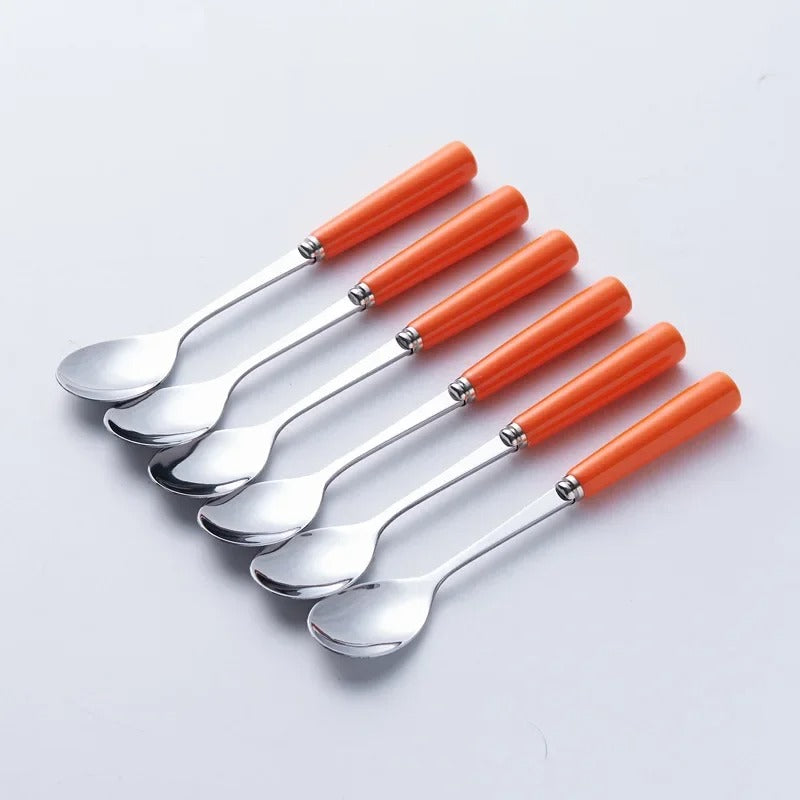 Elegant Ceramic Cutlery Set with Holders