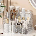 Multi-Functional Desktop Acrylic Cosmetic Storage Organizer – Makeup & Beauty Organizer
