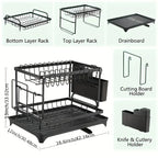 2-Tier Dish Rack