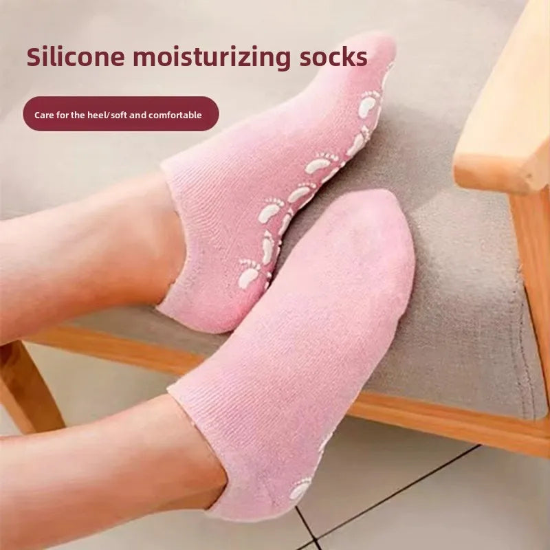 Silicone Moisturizing Gel Socks