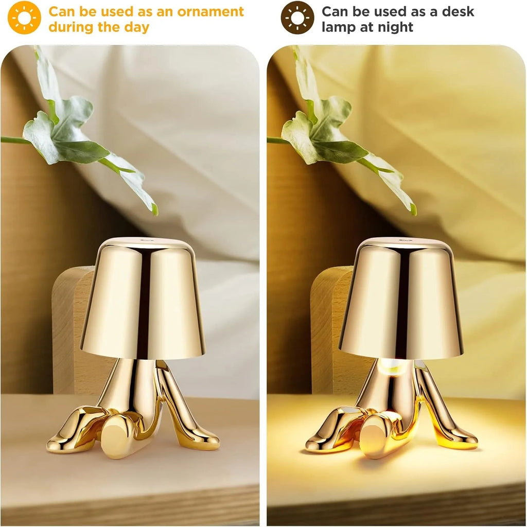 Lazy Men Character Lamp