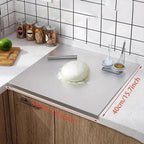 Premium Stainless Steel Cutting Board | Food-Grade Non-Slip Chopping Board | Multipurpose Kitchen Prep Board