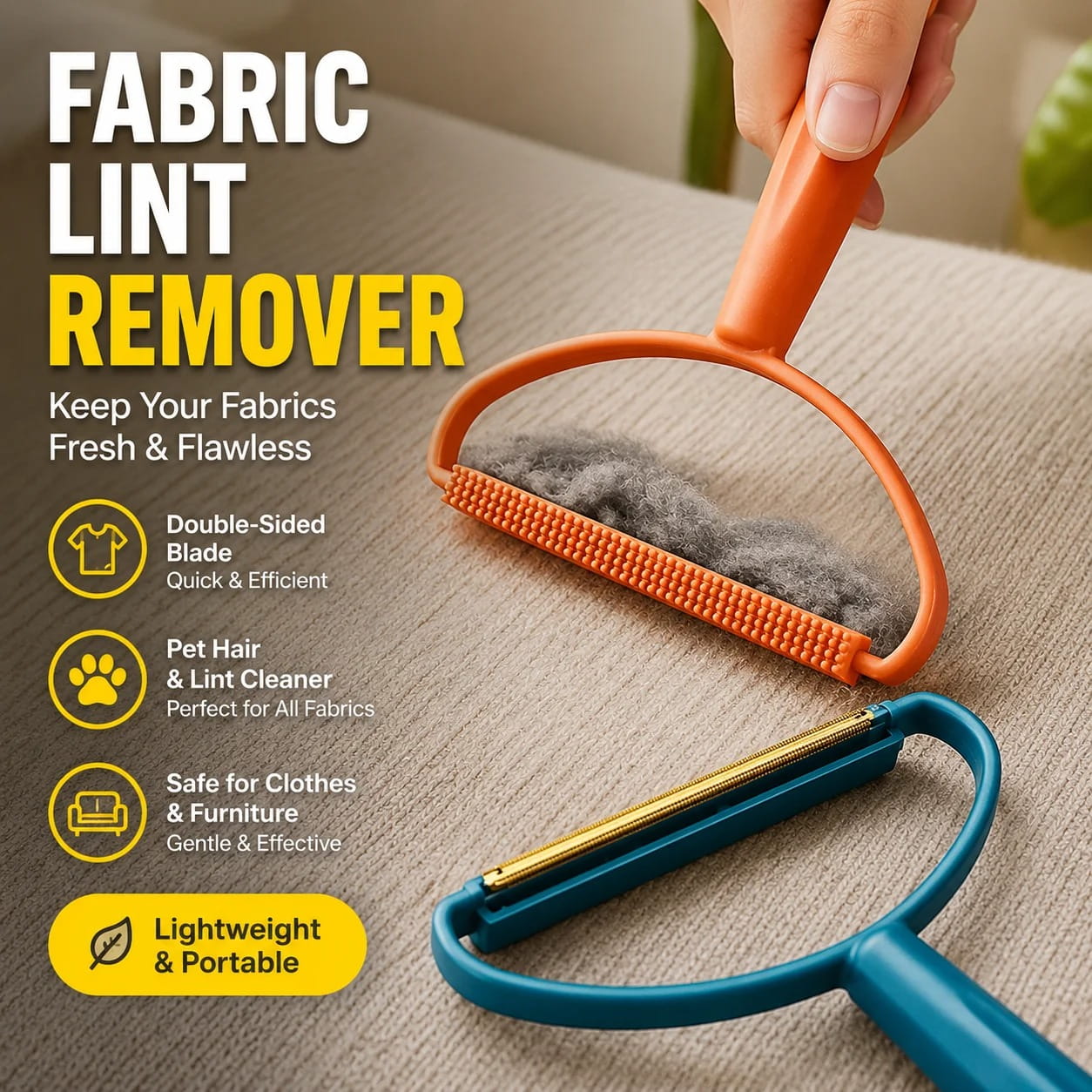 Reusable Plastic Lint Remover