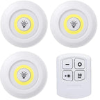 Wireless Tap LED Light with Remote Control |cell Operated Stick On Light