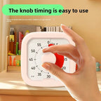 Visual Timer 60-Minute Countdown with Alarm | Study Timer for Kids, Classroom & Home (Silent Mode)