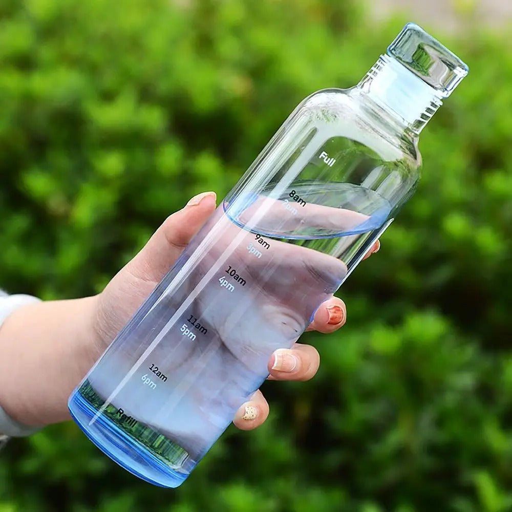 500ml Motivational Water Bottle | Hydration Tracker Bottle