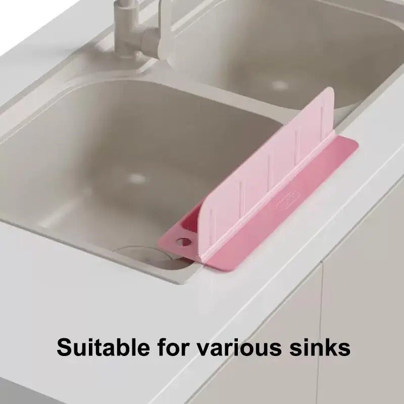 Sink Splash Guard with Soap Holder