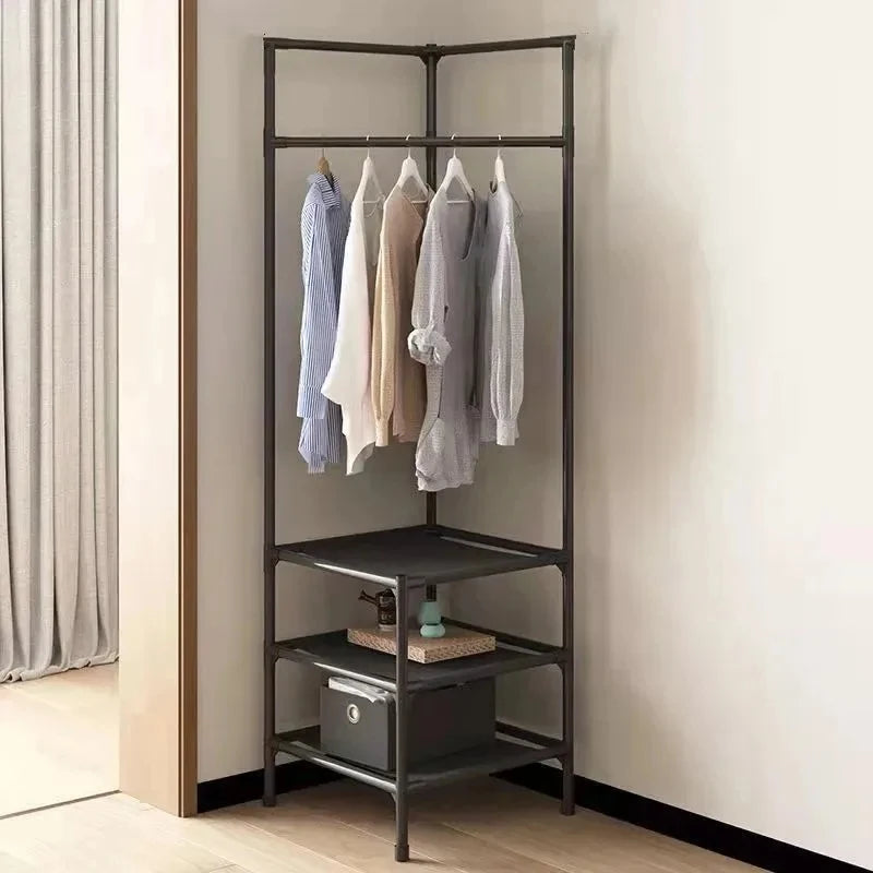 SpaceSaver 4-Tier Corner Clothes Rack