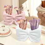 Bow brush holder