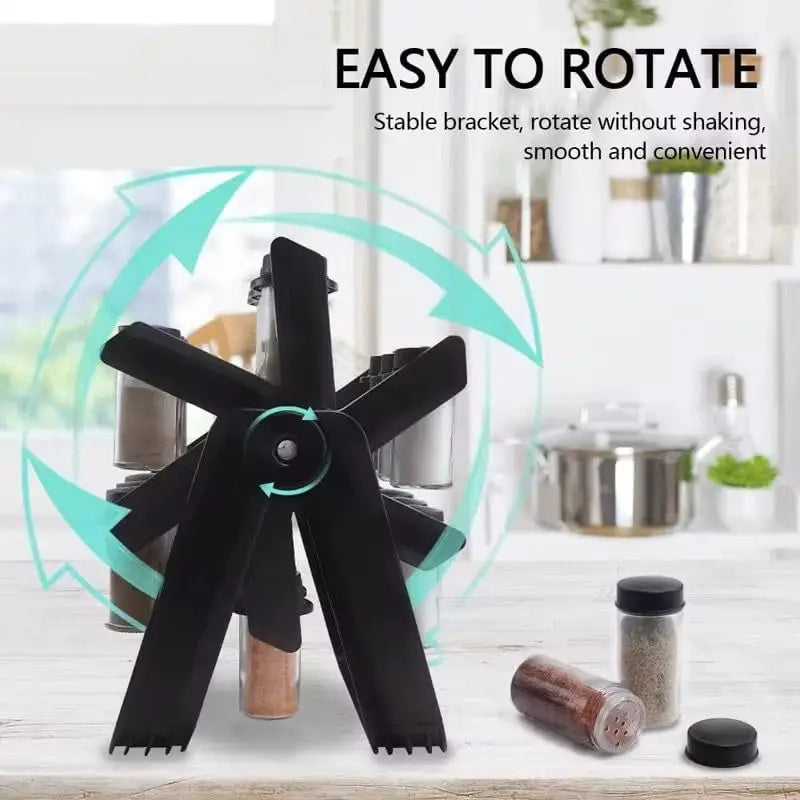 SpiceSpin Rotating 18-Jar Spice Rack