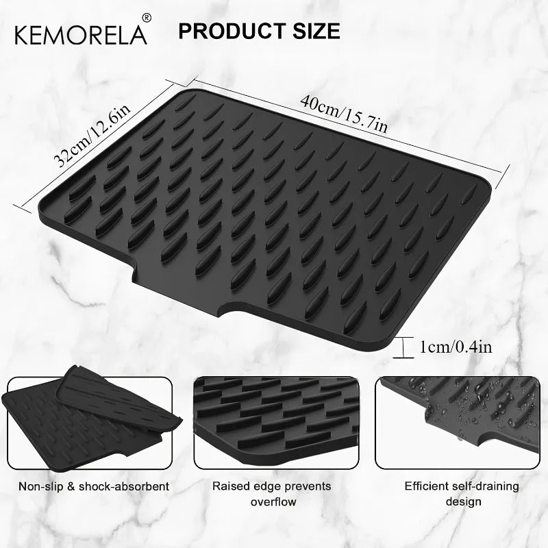 Silicone Sink Drying Mat 30 × 40 CM