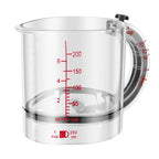 Acrylic 4-in-1 Measuring Cup – Adjustable Kitchen Measuring Cup 250ml