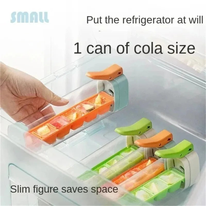 Vertical Ice Cube Maker Bottle – Space-Saving Ice Tray with Easy Release
