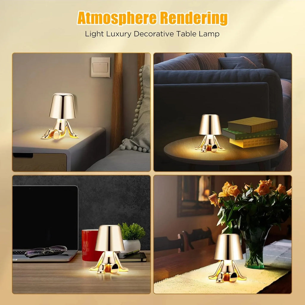 Lazy Men Character Lamp