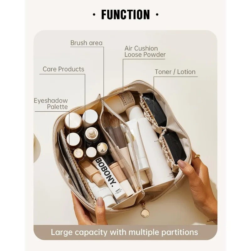 Makeup Organizer Bag | Cosmetic Storage Case