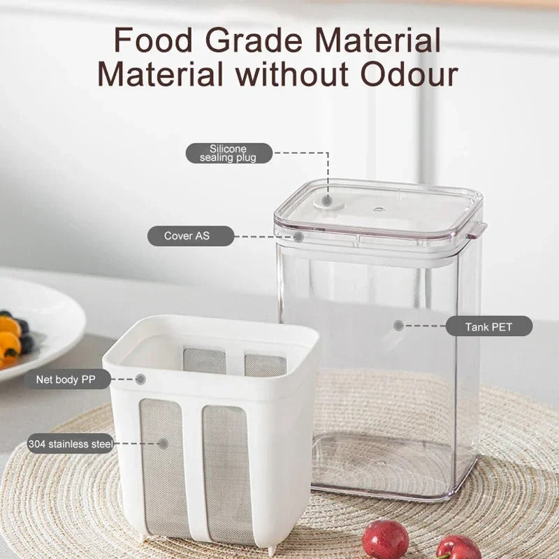 Premium Yogurt Strainer & Greek Yogurt Filter Container