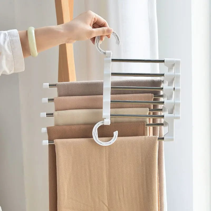 Foldable Pants Hanger (Space-Saving Closet Organizer)