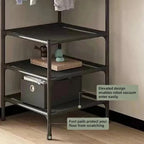 SpaceSaver 4-Tier Corner Clothes Rack