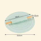 BakeEase Silicone Pastry Mat & Rolling Pin Set