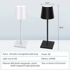 Adjustable Lamp Touch Light – Modern Rechargeable Table Lamp