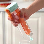 Vertical Ice Cube Maker Bottle – Space-Saving Ice Tray with Easy Release