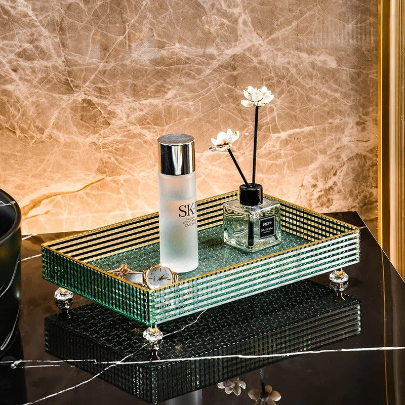 Luxurious Acrylic Vanity & Cosmetic Organizer Tray
