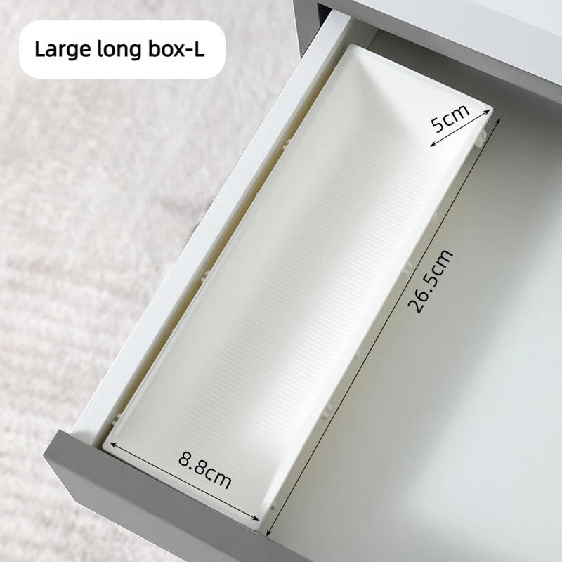 11 Pcs Large Makeup Drawer Organizer Tray Set