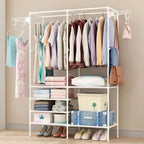 Multifunctional Freestanding Coat Rack & Garment Organizer with Shelves