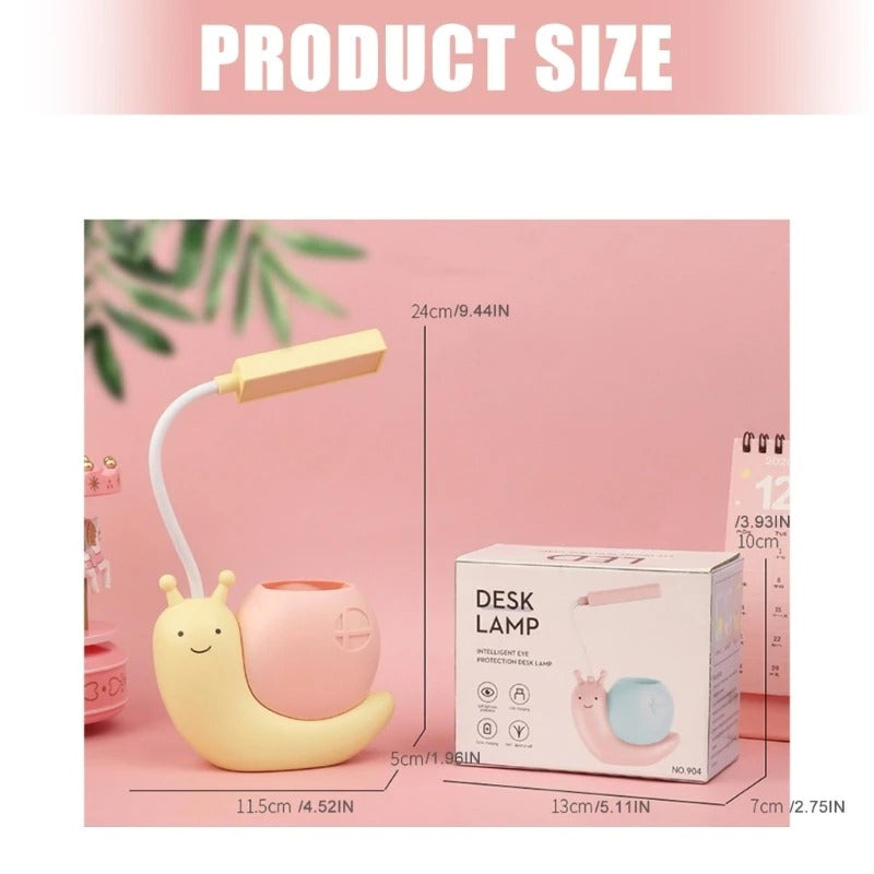 Aesthetic Snail Desk Lamp 🐌💡