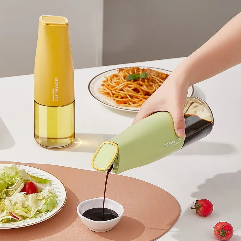 450ml Auto-Flip Kitchen Oil Dispenser Bottle