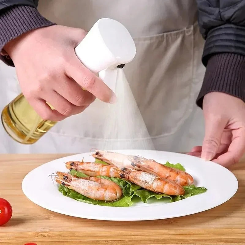 300ml Oil Spray Bottle for Cooking | Fine Mist Olive Oil & Vinegar Sprayer