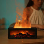 Fireplace Flame Humidifier & Essential Oil Aroma Diffuser