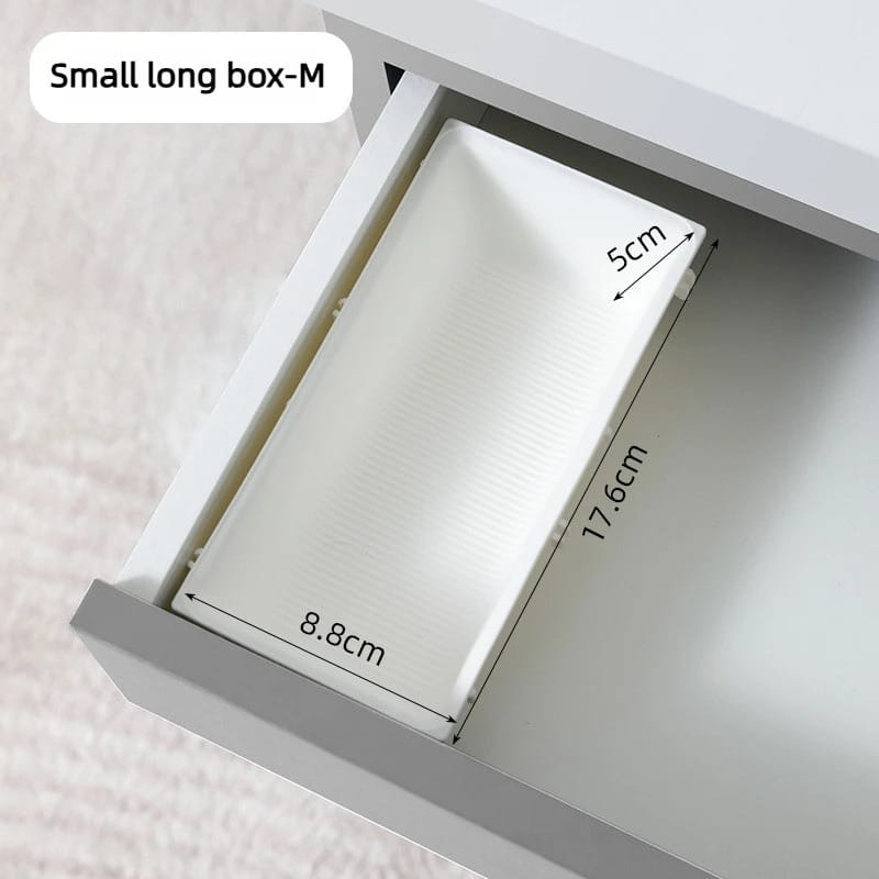 11 Pcs Large Makeup Drawer Organizer Tray Set