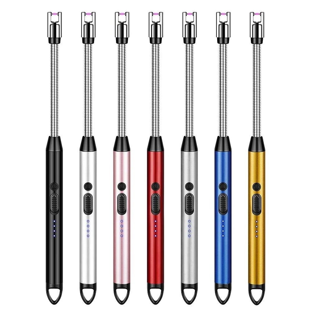 Type-C Rechargeable Electric Arc Lighter | Long Handle Kitchen Igniter for Gas Stove, Candle & BBQ