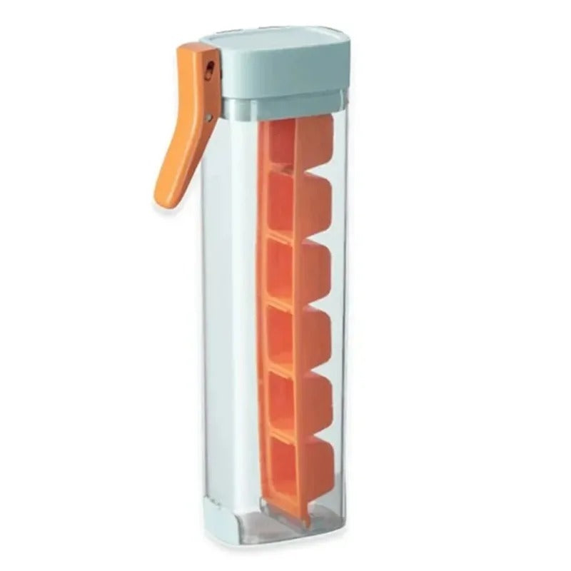 Vertical Ice Cube Maker Bottle – Space-Saving Ice Tray with Easy Release