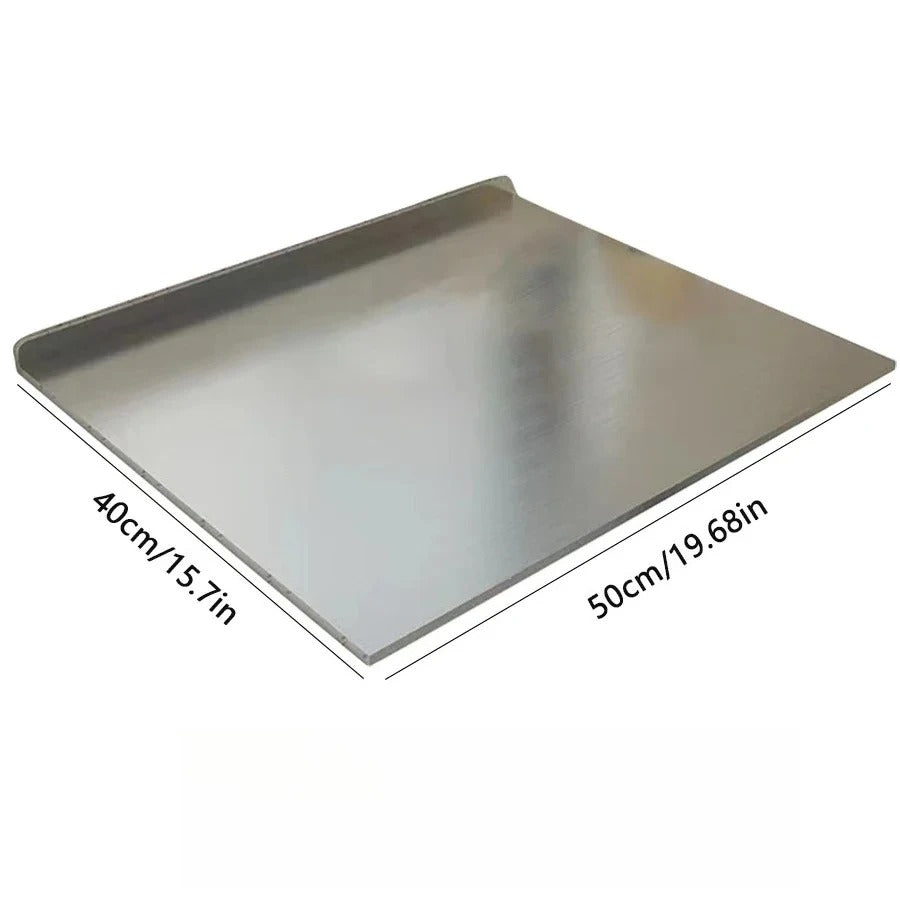 Premium Stainless Steel Cutting Board | Food-Grade Non-Slip Chopping Board | Multipurpose Kitchen Prep Board